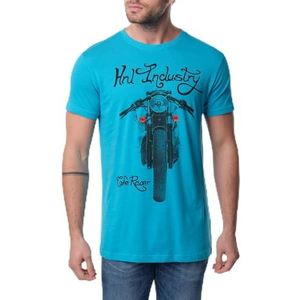 HOPENLIFE Cafe T-Shirt Homme, Turquoise, S