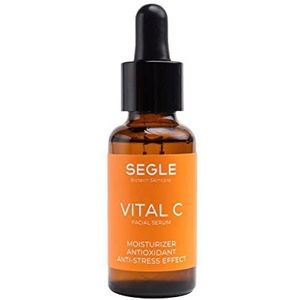 Segle Clinical Vital C Serum, vochtinbrengend met vitamine C en hyaluronzuur, vlekafstotend, parabenen, veganistisch, 30 ml