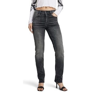 G-STAR RAW Rechte jeans Strace dames jeans, Zwart (Worn in Black Moon D23951-d431-g108)