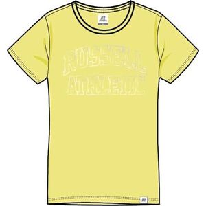 Russell Athletic Austen-s/S T-shirt met ronde hals dames, Hellingverlichting, L