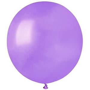 25 stuks parelmoer ballonnen van hoogwaardig natuurlijk latex G150 (Ø 48 cm / 19 inch) parelmoer lavendelpaars