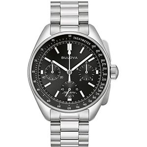 Bulova Analoog kwartshorloge voor heren met armband van roestvrij staal 96K111, zwart, armband, zwart., Armband