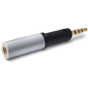 SYSTEM-S 2,5 mm stekker naar 3,5 mm bus AUX-audio-adapter voor Audio Technica ATH Sennheiser HD5XX