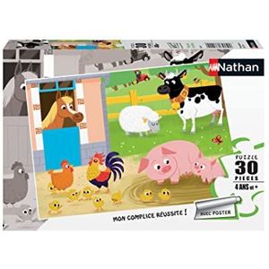 Nathan - Kinderpuzzel - puzzel 30 p - Mijn vrienden op de boerderij - vanaf 4 jaar - 86365