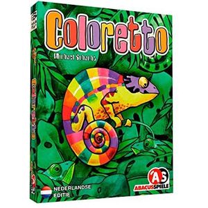 Coloretto NL - Gezelschapsspel voor 3-5 spelers, leeftijd 8-99 - Verzamel de juiste kleurenkaarten voor de meeste punten