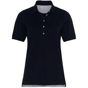 BRAX Style.cleo Pima Pique Solid T-shirt voor dames, marineblauw 22, 46