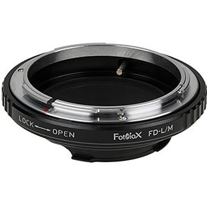 Fotodiox Lens Mount Adapter compatibel met Canon FD en FL Lenses op Leica M-Mount camera's