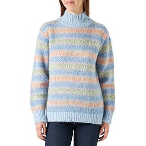 United Colors of Benetton Lupetto dames T-shirt M/L 1242e2014 sweater (1 stuk), Malibu Blauw 93 G