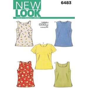 New Look NL6483 naaipatroon tanktop T-shirt 22 x 15 cm