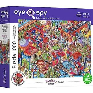 Trefl Prime - UFT Eye-Spy Puzzel Imaginary Cities: Rome, Italië - 1000 elementen, verrassende details, grappige scènes, BIO, EKO, creatief entertainment voor volwassenen en kinderen vanaf 12 jaar