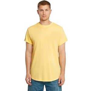 G-STAR RAW Lash Straight Fit T-shirt voor heren, Geel (Lt Buff Yellow Gd D16396-2653-h187)