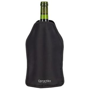 Qpractiko Q033 Cava wijnkoeler, Nylon, Zwart
