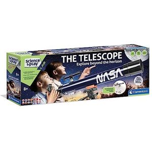 Clementoni Wetenschap & Spel – Telescoop – Experimenteerdoos - Educatief speelgoed - 8+ jaar