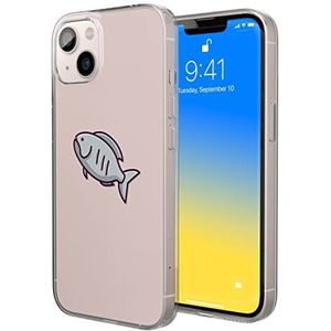Bonateks, Étui de protection imprimé numériquement compatible avec iPhone 14, coque de protection anti-chocs, silicone, flexible, transparent