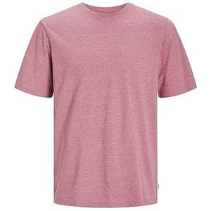 JACK & JONES Jjeorganic T-shirt Ss O-hals Noos T-shirt voor heren, Roze Mesa