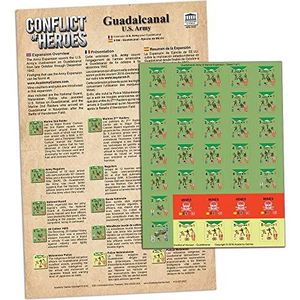 Academy Games - Conflict of Heroes Guadalcanal Army Expansion - Board Game - Ages 14 And Up - 2-4 Players - English Version