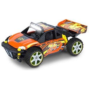 Nikko RC 10041 Race Buggies, RC auto-accessoires, offroad fietsvoertuig tot 7,5 km/u, multifunctionele afstandsbediening, 2,4 GHz, cool design details, kinderen vanaf 6 jaar en volwassenen, ca. 23 cm,