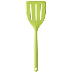 MASTRAD 1 x keukenspatel – keukenhulp – Uniblock-spatel van silicone – zacht – hittebestendig – keukenspatel met anti-aanbaklaag – 30 x 8,5 cm – groen