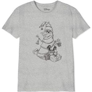 Disney T-shirt voor jongens, grijs melange, 8 jaar, Grijs Melange