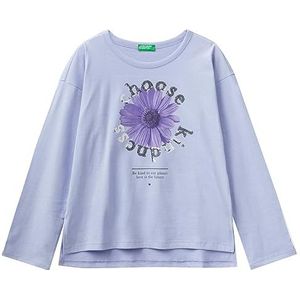 United Colors of Benetton T-shirt M/L 3vr5c10gg T-shirt voor meisjes (1 stuk), Pervinca 34 V