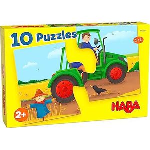 HABA 10 puzzels - Op de boerderij