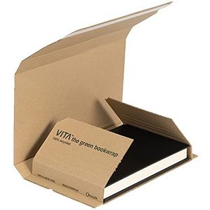 Blake Vita BWM06 enveloppen, gerecycled karton, plasticvrij, 310 x 250 x 70 mm, bruin, 25 stuks