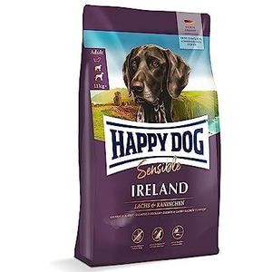 Happy Dog 03538 - Zalm en Konijn Supreme Gevoelig Ierland - Droogvoer voor volwassen honden - Capaciteit: 12,5 kg
