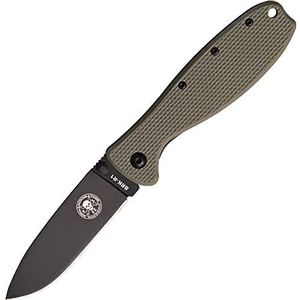 ESEE Uniseks – volwassenen BRK Designed by – klapmes, lemmetlengte 7,62 cm, Zancudo Framelock handvat, meerkleurig, normaal