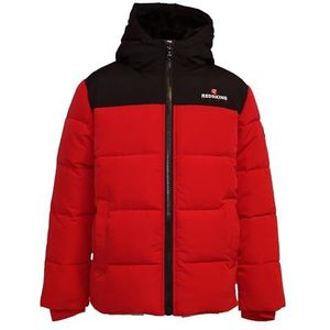 REDSKINS PARKA JAS UNISEX 1092 rood/zwart, maat 16 jaar