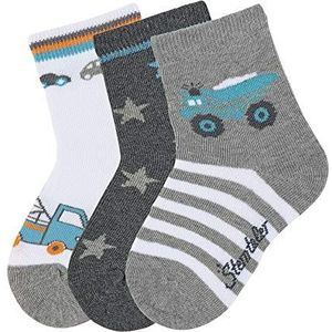Sterntaler baby sokken voor jongens, grijs (zilvermel). 542)