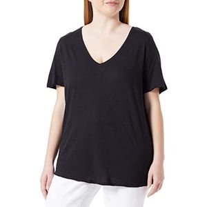 s.Oliver T-shirts, korte mouwen, T-shirts met korte mouwen voor dames, zwart.