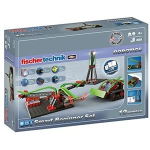 fischertechnik Robotics 540586 intelligente starterset BT Bluetooth-set voor kinderen vanaf 8 jaar, speelgoedrobot met sensoren, motoren en foto-elektrische sensoren