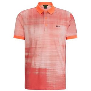 BOSS Polo Homme, Open Red646, XXL