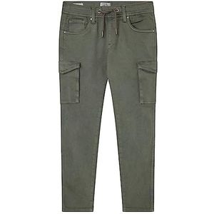 Pepe Jeans Chase Cargo broek voor jongens, Groen (olijfgroen)