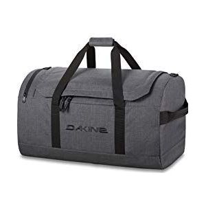 Dakine EQ Duffel sporttas, opvouwbare sporttas met dubbele ritssluiting en schouderriem, comfortabele en robuuste reistas en sporttas, carbon, 70 l, casual, Koolstof, casual