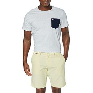 Tommy Hilfiger Brooklyn Heren Shorts Light Twill Jeans Baggy, Frosted Citroen