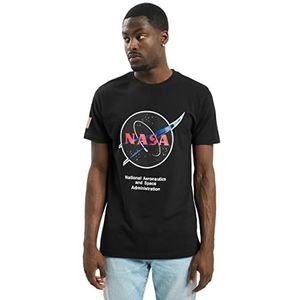 Mister Tee NASA Retro Insignia Logo Heren T-Shirt, zwart (00007)