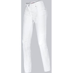 BP 1732-687-21-34/32 dames jeans stretch 300 g/m² wit 34/32