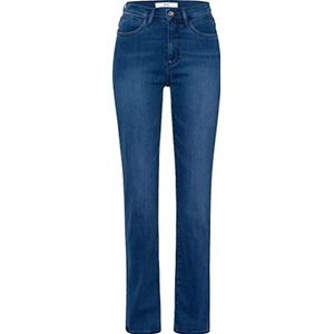 BRAX Carola damesbroek met 5 zakken van jeans in winterkwaliteit, Kleur: used blauw