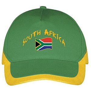 Supportershop Afrika du Zuid-Afrika Cap, Unisex, Volwassenen, Groen, FR Fabrikant: Eén maat