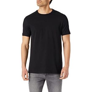 Koton Basic T-shirt met raglanmouwen voor heren, zwart (999)