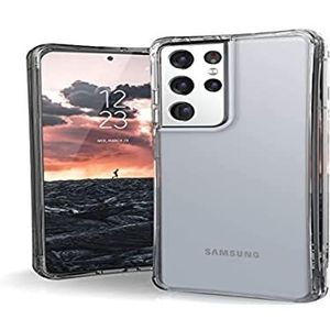 Urban Armor Gear Plyo Beschermhoes voor Samsung Galaxy S21 Ultra 5G 6,8 inch (16,8 cm) (compatibel met draadloos opladen, schuimstofhoeken, valbestendig, schokbestendig, transparant)