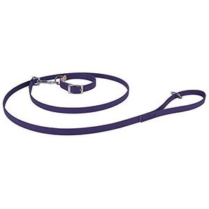 Francisco Romero - Set met beta-halsketting en riem, 1,6 x 60 cm, violet