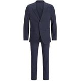 JACK & JONES Jprriviera Linen Suit Sn Combinaison slim fit pour homme, bleu marine, 48