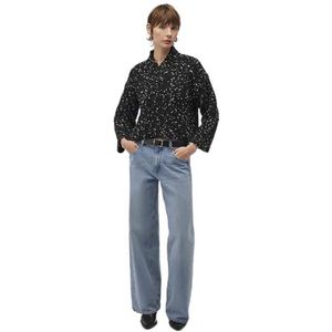 Mavi Pull à col en V pour femme, noir, taille XL, Noir, XL