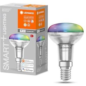 LEDVANCE Smart LED R50 spotlamp met wifi, E14-fitting, RGB-kleuren en lichtkleur veranderbaar, reflectorlamp ter vervanging van conventionele 40 W lampen, compatibel met Alexa, Google