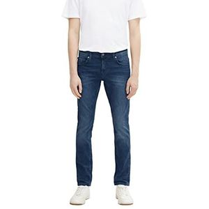 Tom Tailor Denim Heren Aedan Slim Mid Jeans, Blauw (Mid Stone Wash Denim 1052), 33W / 34L