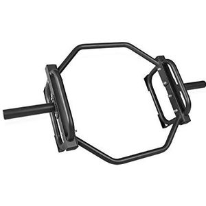 CAP Barbell Olympische valstang, zeshoekige stang, komstang, deadliftstang, zwart, 127 cm
