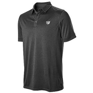 Wilson Polo rayé chiné pour homme Noir