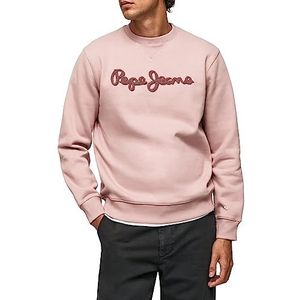 Pepe Jeans Ryan Crew LS Dames Sweatshirt, Pink 307bleach, XXL, roze 307 bleach